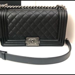 BNWT 100% Auth. Chanel Old Medium Boy Bag